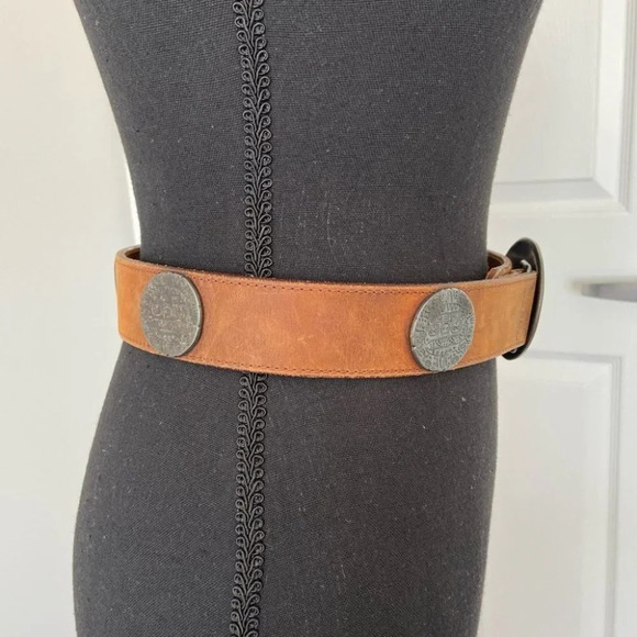 Vintage Kudos Boho Western Leather Belt - Picture 2 of 14